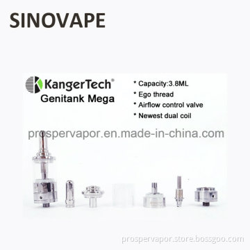 Original Kanger Genitank Mega Atomizer Genuine Kangertech Genitank Mega Clearomizer Authentic Kanger Genitank Mega